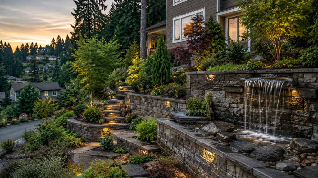 Retaining Walls and Water Features in Lake Oswego, OR
